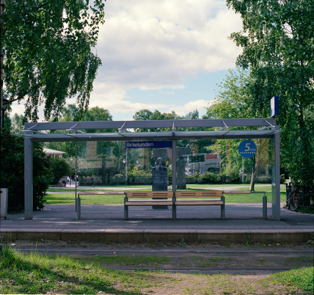 There was a tram stop right in front of our Airbnb apartment in Grunerlokka.