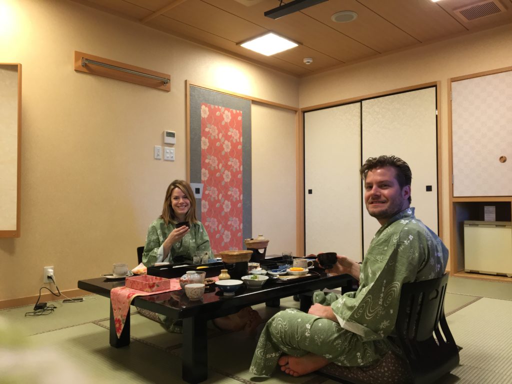 Breakfast in the ryokan